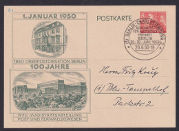 Berlin Ganzsache P 10 Bauten Selt. SST Charlottenburg Kongress Freiheit Kat 45,- - Cartes Postales - Oblitérées