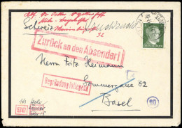 Deutsches Reich, 1943, Brief - Sonstige & Ohne Zuordnung