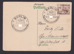 Deutsches Reich Postkarte Berlin SSt WHW Tag D. Nationalen Solidarität N. Berlin - Covers & Documents