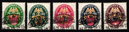 Deutsches Reich 425-429 Gestempelt Mit Einheitlichem Stempel Weilburg #KP014 - Other & Unclassified