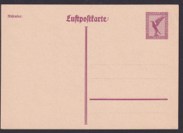 Flugpost Aviatik Airmail Deutsches Reich Ganzsache Adler 15 Pfg. Lila 1926 - Brieven En Documenten
