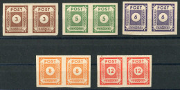 SBZ - Ostsachsen, 1945, 56-60 U (2), Postfrisch - Autres & Non Classés