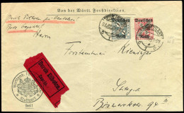 Deutsches Reich, 1920, D 62 II, 64, Brief - Dienstzegels