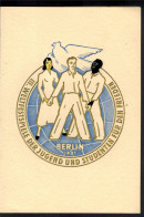 DDR Weltfestspiele Jugend + Studenten 289-292 Faltkarte Sport Luxus - Briefe U. Dokumente