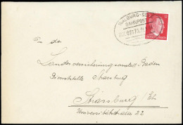 Deutsche Besetz.II.WK Elsass, 1941, 4, DR 827, Brief - Occupation 1938-45