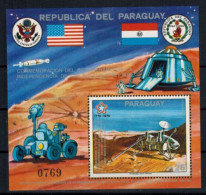 Paraguay Block 282 Weltraum Viking-Landefähre 200 Jahre USA Postfrisch Kat 22,00 - Paraguay