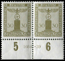 Deutsches Reich, 1938, D 153 HAN, Postfrisch, Paar - Dienstzegels