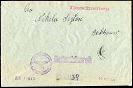 Deutsche Besetz.II.WK Serbien, 1944, Brief - Occupation 1938-45