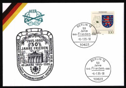 Bund Brief Bundeswehr Motiv Frieden + Brandenburger Tor Mit SST Berlin 1995 - Lettres & Documents