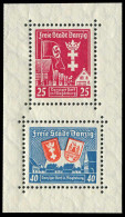 Danzig, 1937, Bl.3 (HZ), Postfrisch - Mint