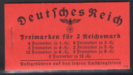 Deutsches Reich, 1940, MH 39.4, Postfrisch - Markenheftchen