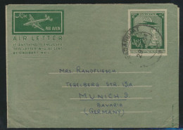 Flugpost Pakistan Airmail Bangladesch Nach München Aerogramm Postal Stationery - Pakistan