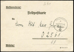 Feldpostbelege WK II, 1940, Brief - Andere & Zonder Classificatie