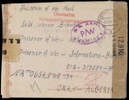 Kriegsgefangenenlagerpost, 1944, Brief - Autres & Non Classés