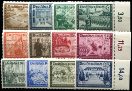 Deutsches Reich, 1939, 702-13 SR, Postfrisch - Autres & Non Classés