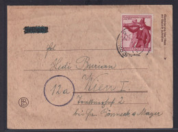 Ostmark Linz Deutsches Reich Brief EF 898 Landesschießen Tirol Österreich N Wien - Lettres & Documents