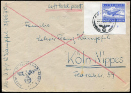 Feldpostbelege WK II, 1944, 1 A HAN, Brief - Sonstige & Ohne Zuordnung