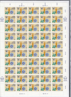 UNO  WIEN  22, Bogen (5x10), Postfrisch **, 10 Jahre Entwicklungshelfer-Programm, 1981 - Unused Stamps