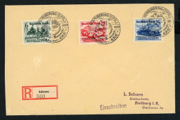 DR Satzbrief- IAA / Nürburgring Eifel Rennen 1939 N. Freiburg Mi. Nr. 695 - 697 - Andere & Zonder Classificatie