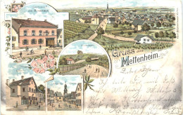 Gruss Aus Mettenheim - Litho - Alzey