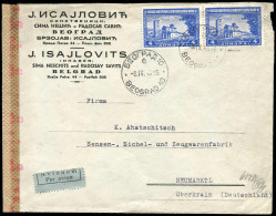 Deutsche Besetz.II.WK Serbien, 1943, 78 (2), Brief - Besetzungen 1938-45