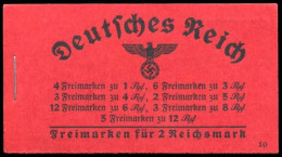 Deutsches Reich, 1939, MH 38.2, Postfrisch - Markenheftchen