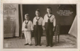 Prinz Wilhelm Prinz Louis Ferdinand Und Prinz Hubertus - Royal Families