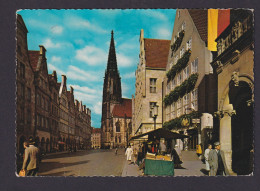 Ansichtskarte Münster Westfalen Einkaufsstrasse Kirche N. Rübenach Koblenz - Autres & Non Classés