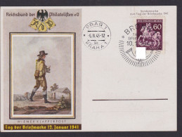 Briefmarken Besetzung Böhmen & Mähren Philatelie Reichsbund D. Philatelisten Tag - Cartas & Documentos