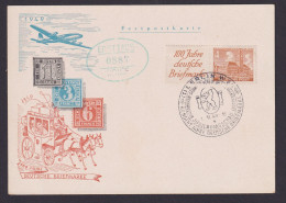 Berlin Karte Bauten Zusammendruck W 5 Flugpost 100 Jahre Briefmarke FDC SST - Storia Postale