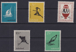 Niederlande 678-682 Sport Olympia Olympische Sommerspiele Melbouren Kat. 11,00 - Neufs