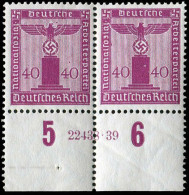 Deutsches Reich, 1938, D 154 HAN, Postfrisch, Paar - Officials