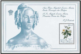1989 Bloc 65 - Majesté Louise Marie, Rose De Redouté  - MNH - 1961-2001
