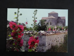 TALMONT SUR GIRONDE - GIRONDE - ROSES TREMIERES ET EGLISE SAINTE RADEGONDE - Other & Unclassified