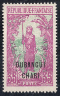 Oubangui Timbre-Poste N°34* Neuf Charnière TB Cote : 6€50 - Unused Stamps