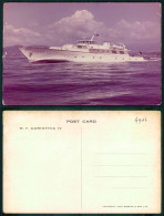 BARCOS SHIP BATEAU PAQUEBOT STEAMER [ BARCOS # 04977 ] - M Y CARINTHIA IV - Steamers