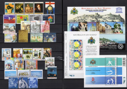 2008 SAN MARINO Annata Completa (year Complete As Scan)  MNH ** - Komplette Jahrgänge