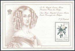 1990 Bloc 66 - Majesté Louise Marie, Rose De Redouté  - MNH - 1961-2001