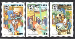 Swaziland - 1990 40th Anniversary Of UNDP Set (**) # SG 576-578 - VN
