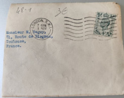 Cover From Great Bretain To France Ref48 - Storia Postale