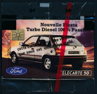 Télécartes France - Publiques N° Phonecote F164 - Ford Fiesta Turbo Diesel (50U - GEM NSB) - 1991