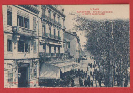 AB110  11 AUDE  NARBONNE CREDIT LYONNAIS ET CAFE CONTINENTAL BANQUE - Narbonne