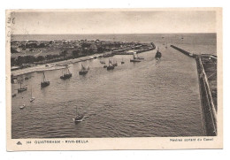 CPA  14  OUISTREHAM  (Calvados) RIVA-BELLA   Navires Sortant Du Canal   écrite 1938    ( 1891) - Ouistreham