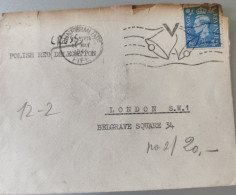 Cover From Great Bretain To France Ref12 - Covers & Documents