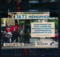 Télécartes France - Publiques N° Phonecote F165 - 3672 Mémophone 1 (50U - SO3 NSB) - 1991