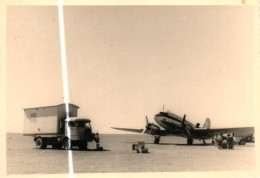 2 Photos @ Avion Et Camion 95*65 Et Avion 125 *85 BOU HADID @ - Autres & Non Classés