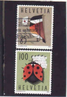 Switzerland 2018, Bird, Ladybug, Used - Used Stamps