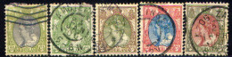 NETHERLANDS, NO.'S 74, 75, 76, 77 AND 80 - Used Stamps