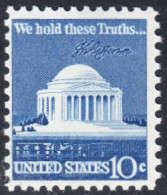 !a! USA Sc# 1510 MNH SINGLE (a2) - Jefferson Memorial - Neufs