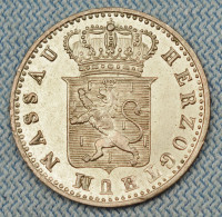 Nassau • 6 Kreuzer 1838  • Stgl. / UNC • Wilhelm • German States • Ag 339 ‰  = 1/10 Gulden • [24-886] - Kleine Munten & Andere Onderverdelingen